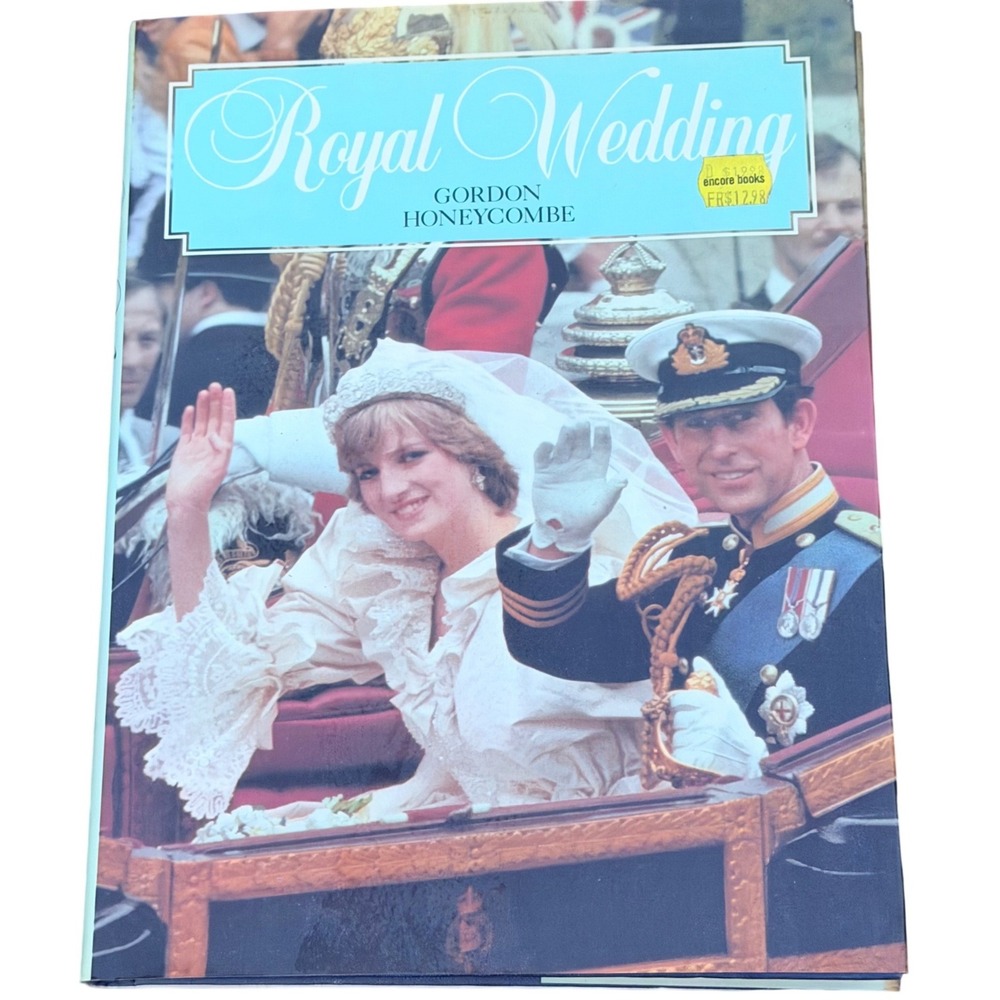 Royal Wedding Gordon Honeycombe Book 1981 Prince Charles Lady Diana Illustrated